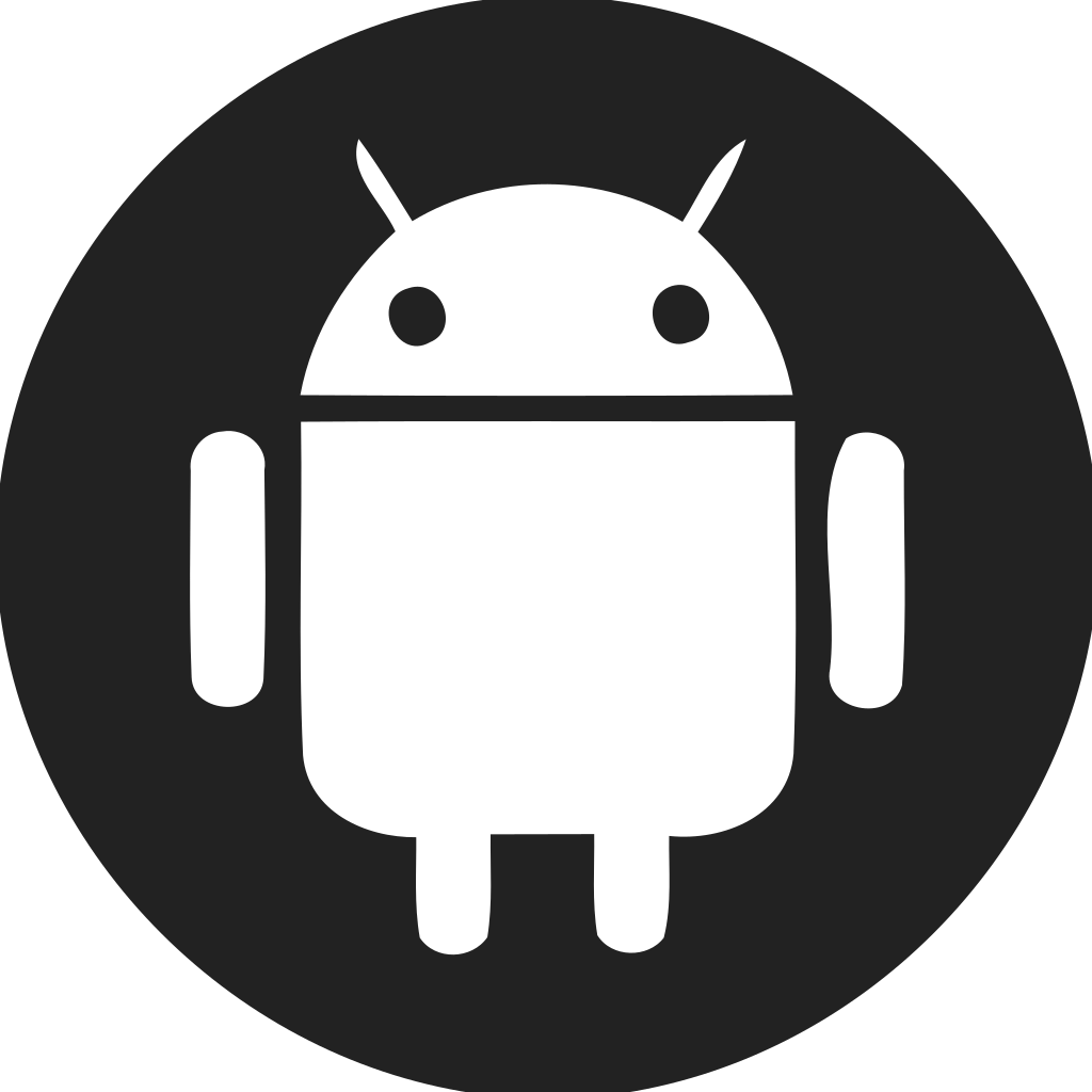 Android Logo Filled Circle