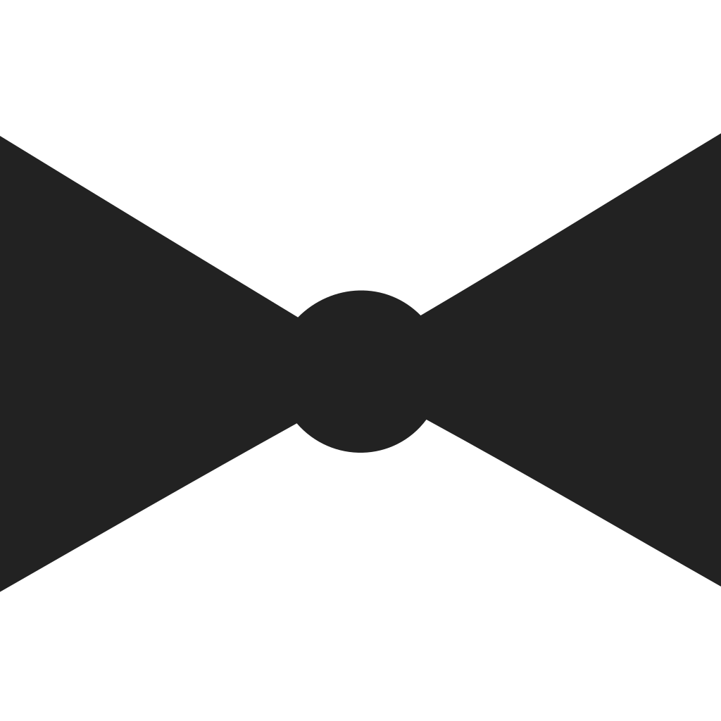 Bow Tie Dark Icon