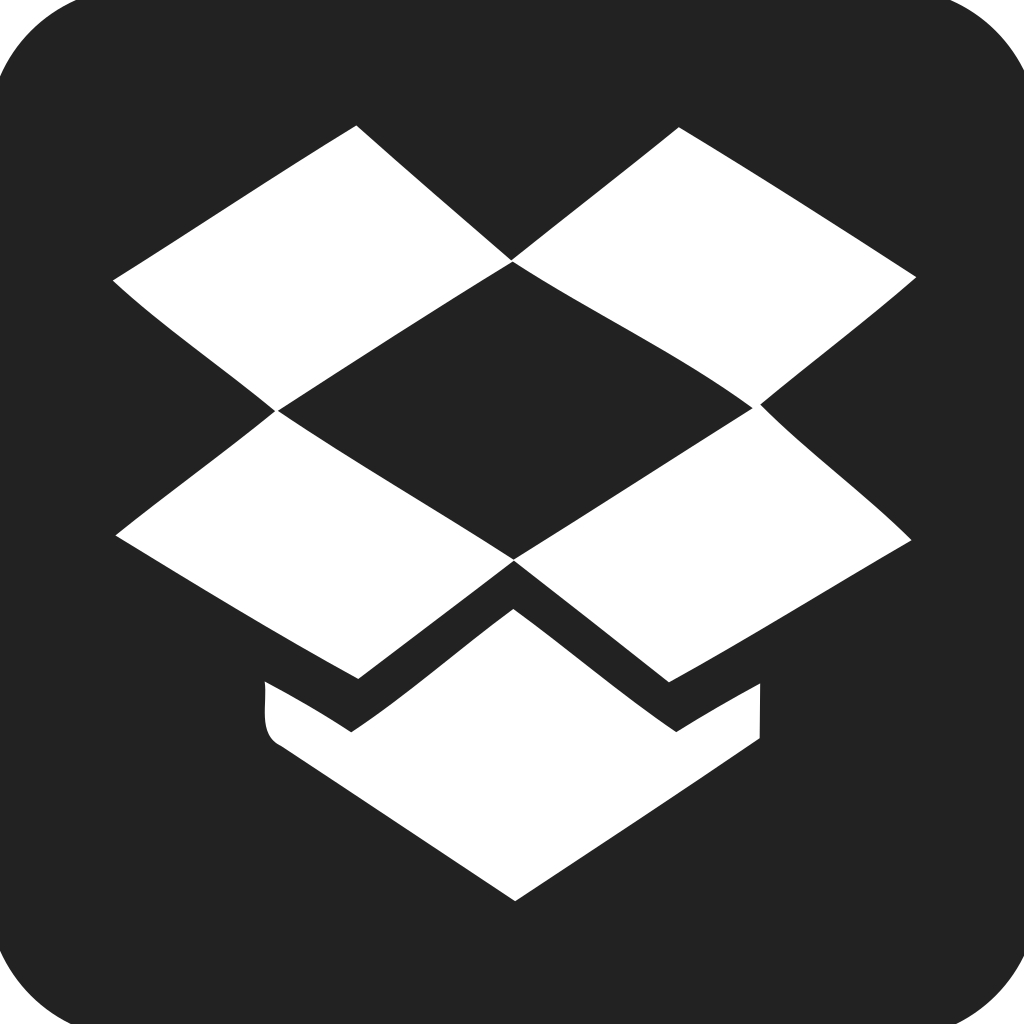 Dropbox Square Filled Icon