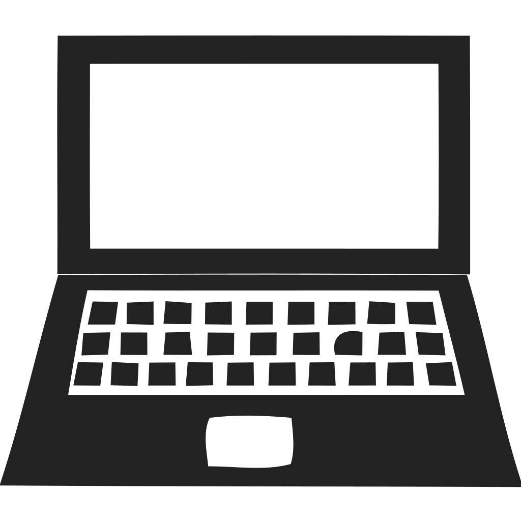 Laptop Dark Icon