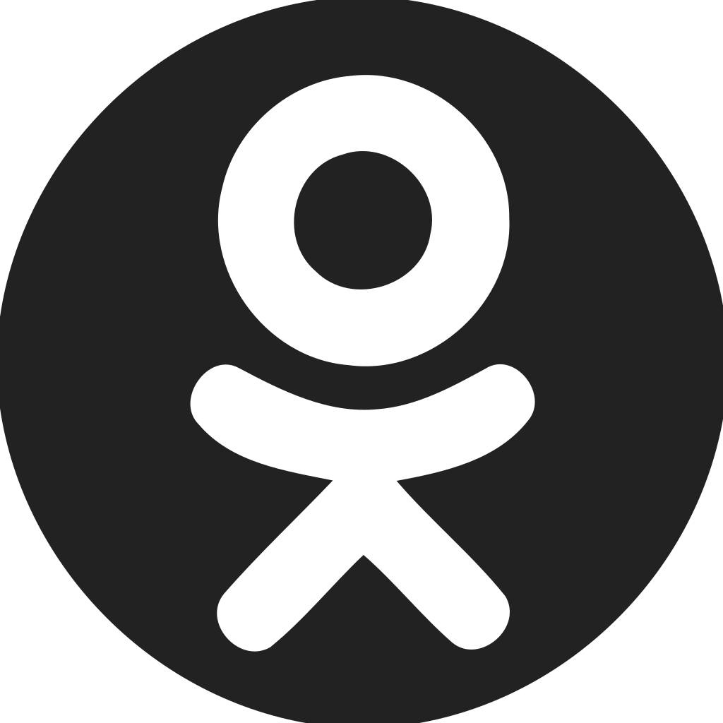 Odnoklassniki Logo Circle Filled Icon