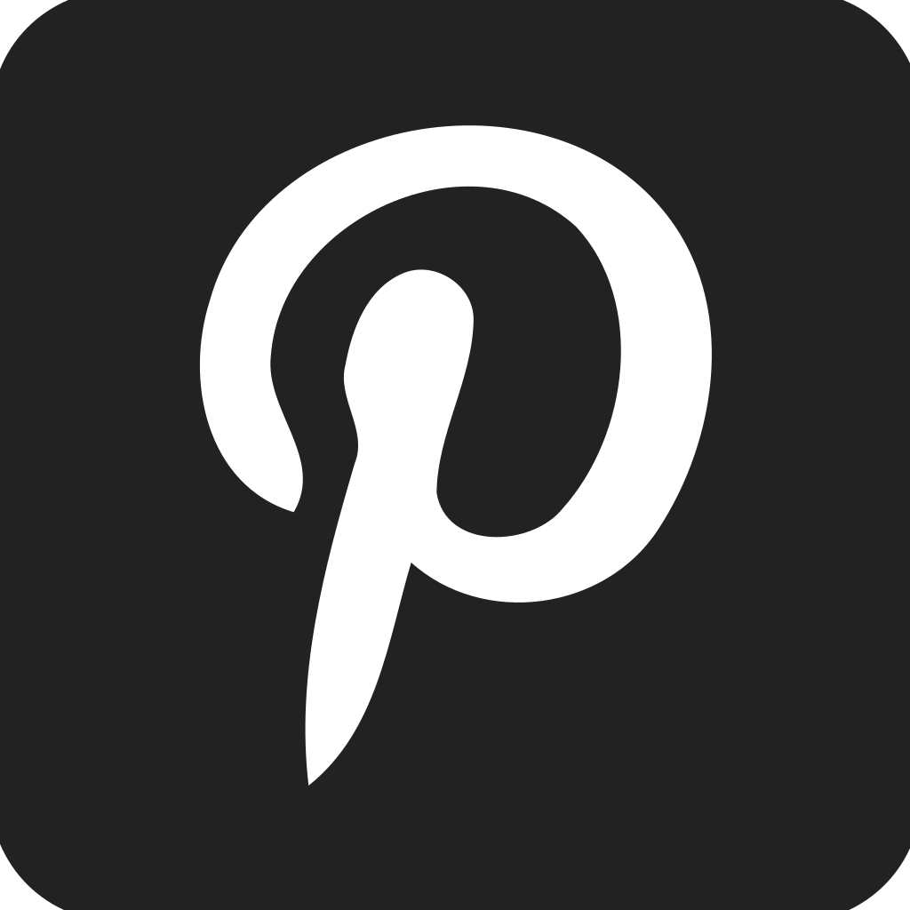 Pinterest Square Filled Icon