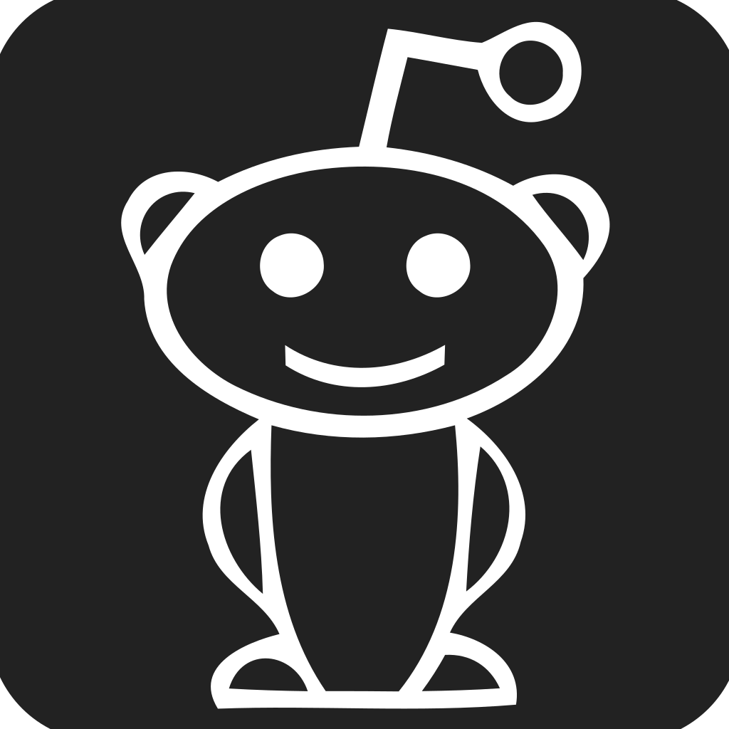 Reddit Body Square Filled Icon