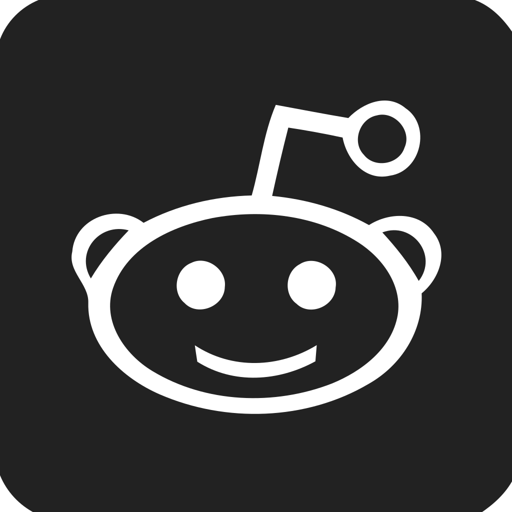 Reddit Square Filled Icon