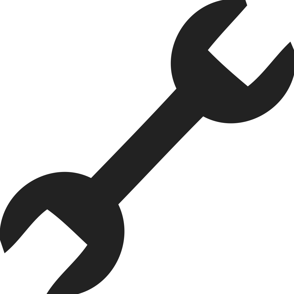Setting Double Sides Wrench Icon