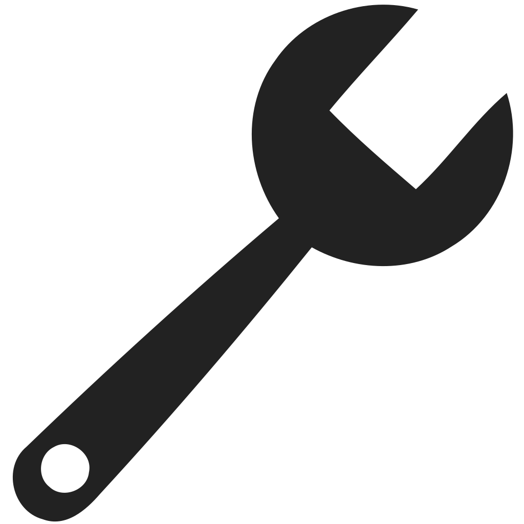 Setting Straight Wrench Icon