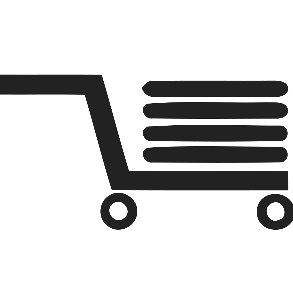 Shopping Cart With Cargo Icon