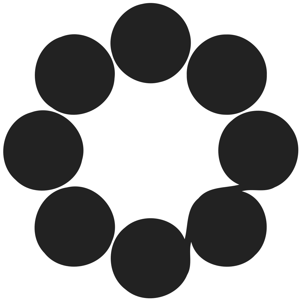 Spinner Shrinked Circles