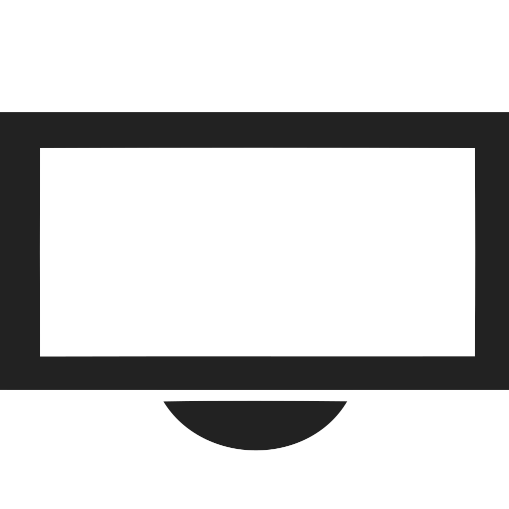 Tv Widescreen Icon