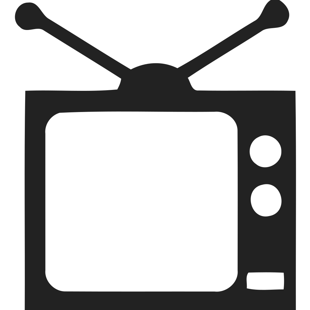 Tv With Antennas Icon
