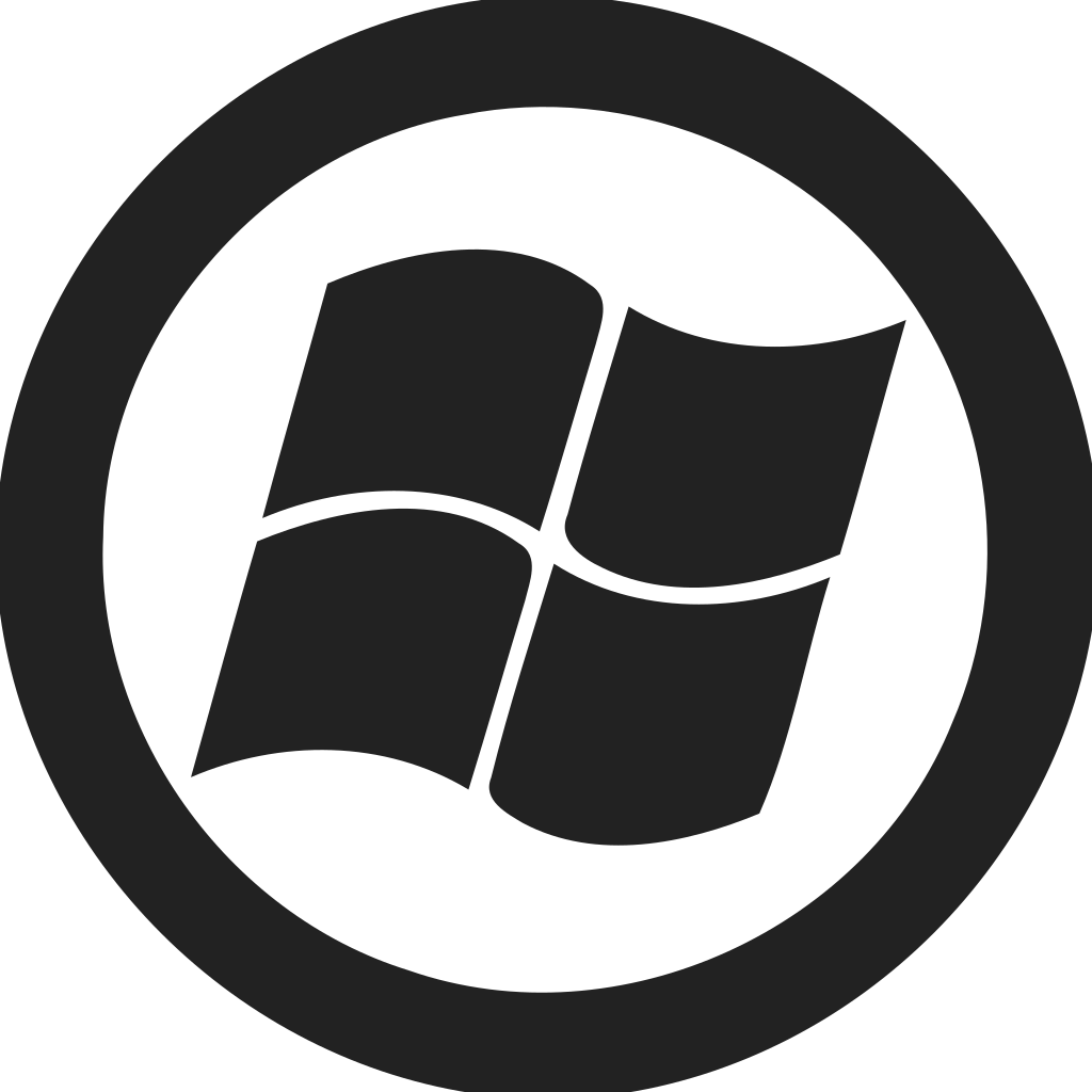 Windows Circle Empty Icon