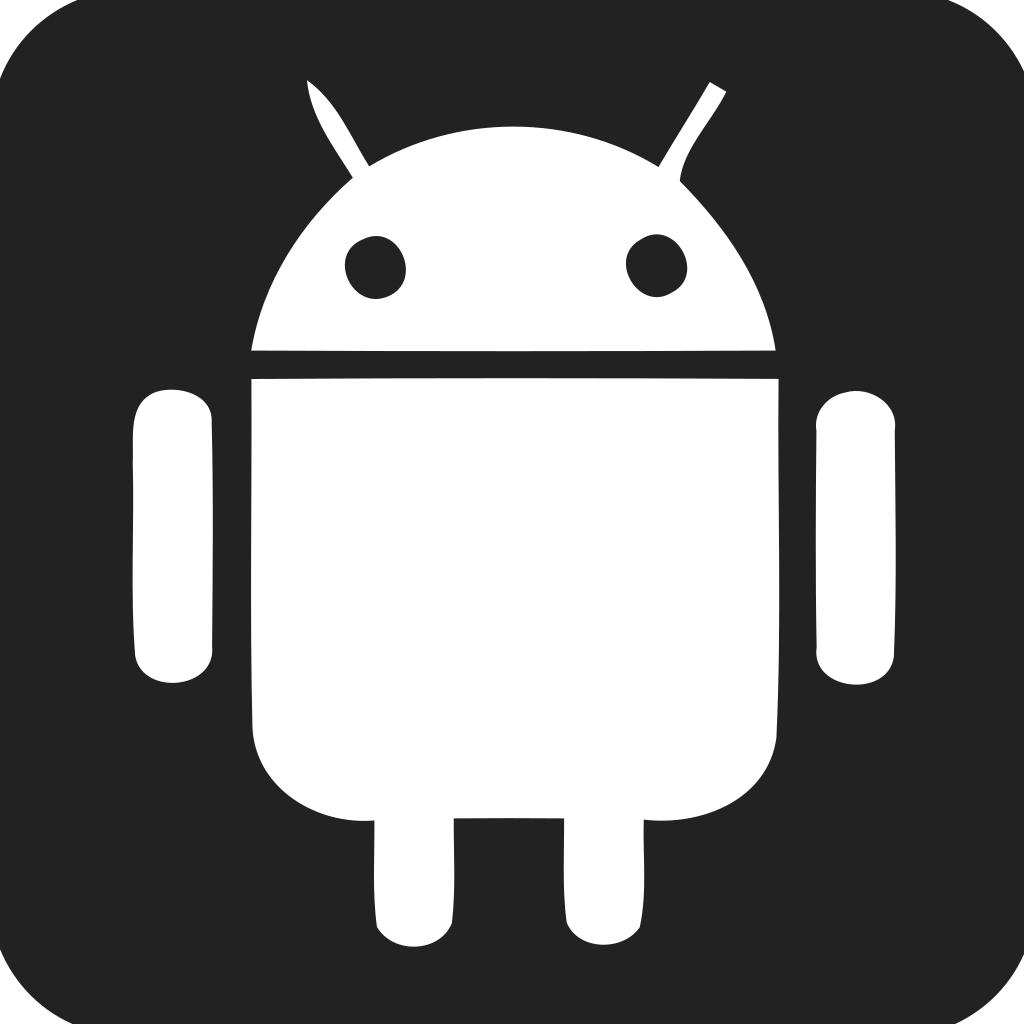 Android Logo Filled Square Icon