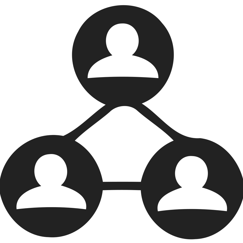 Connected people Icon