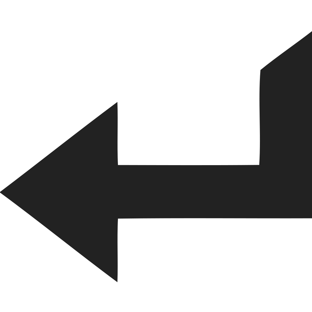Directional Arrow Left Angled Icon