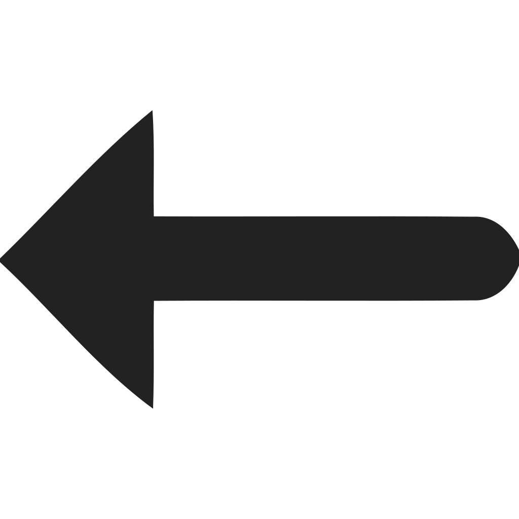 Directional Arrow Left Rounded