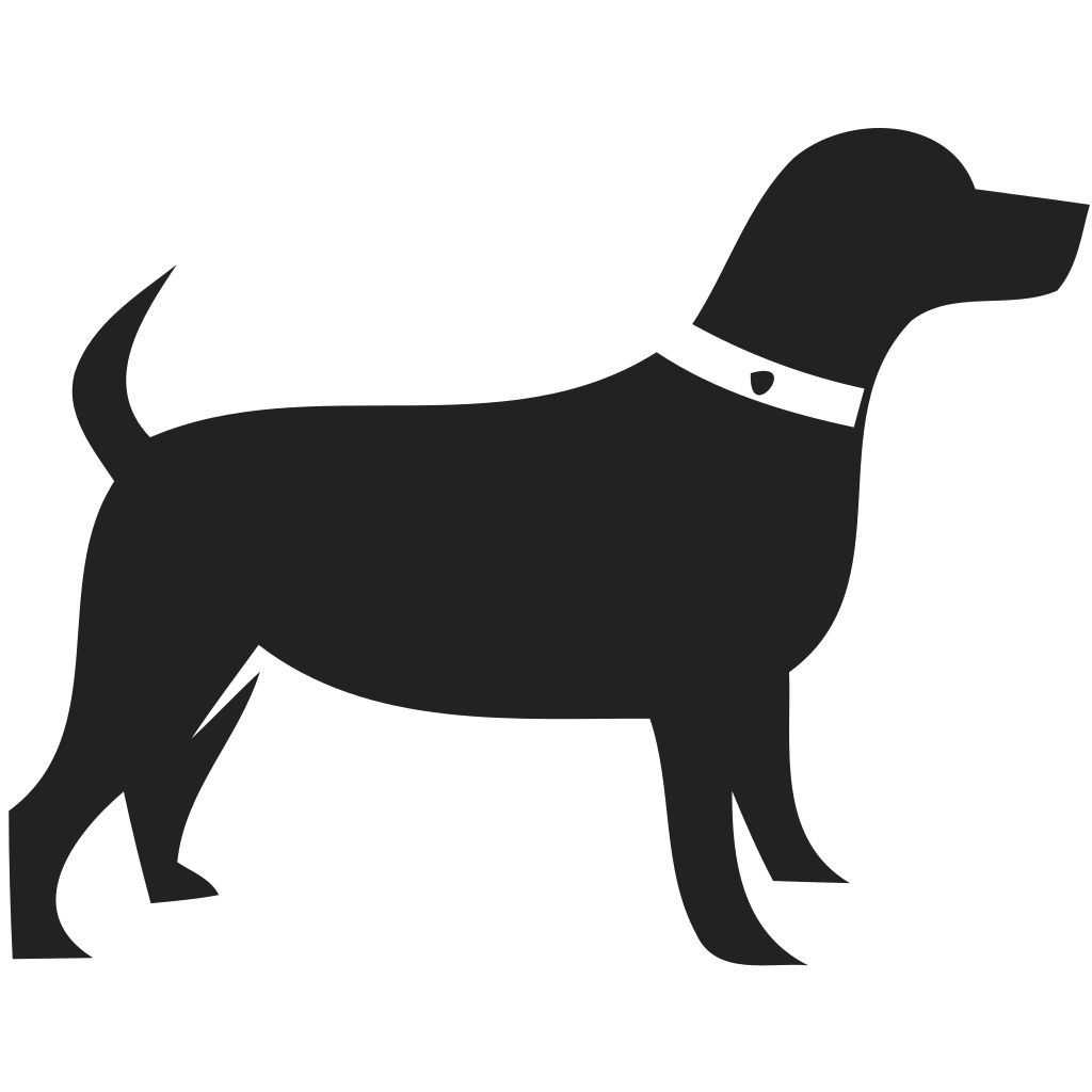 Dog with collar Icon