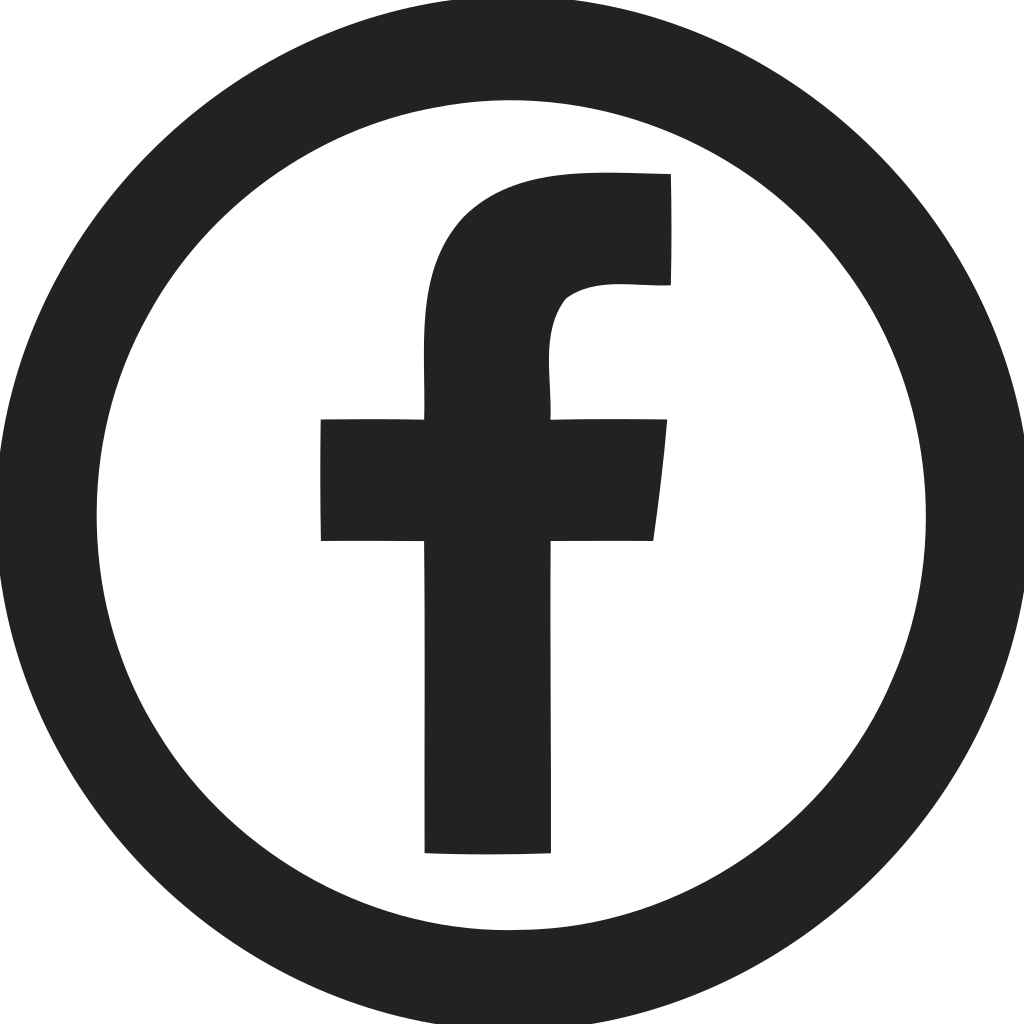 Facebook Circle Empty Old Icon