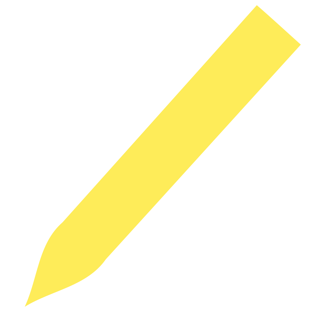 Pencil yellow Icon