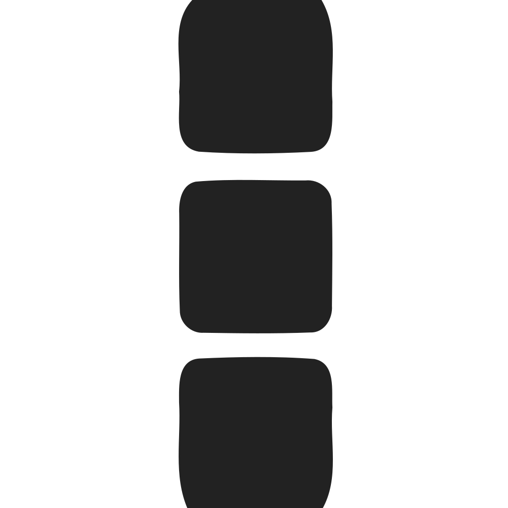 Preloader Vertical Squares Rounded Icon
