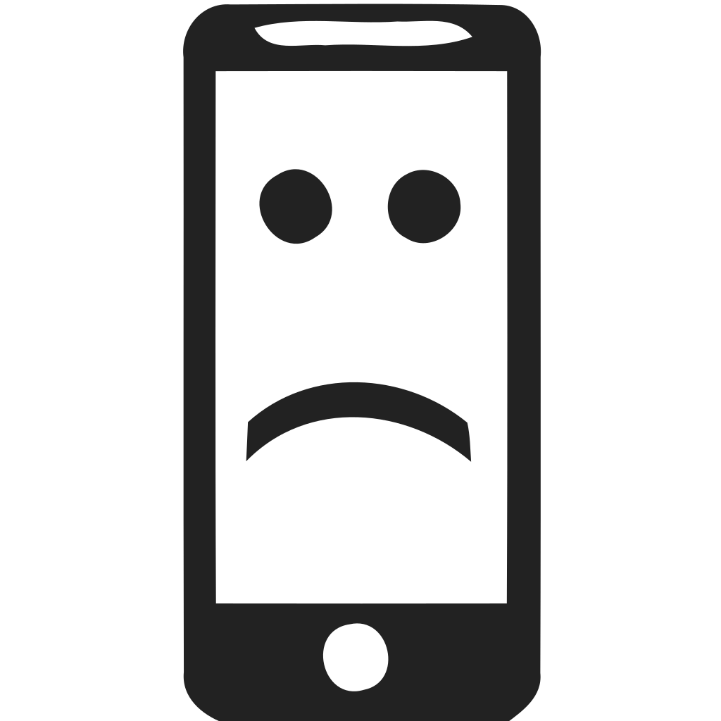 Sad phone Icon