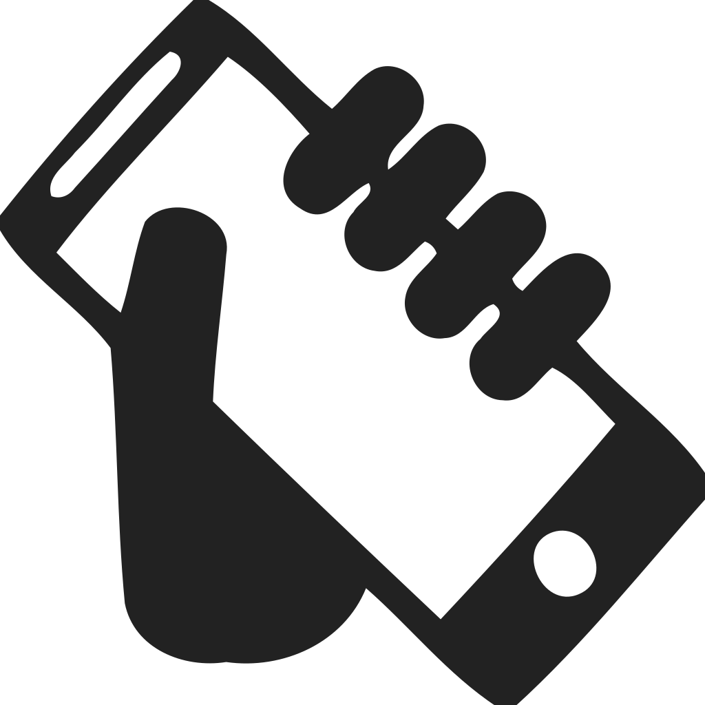 Smartphone In Hand Icon