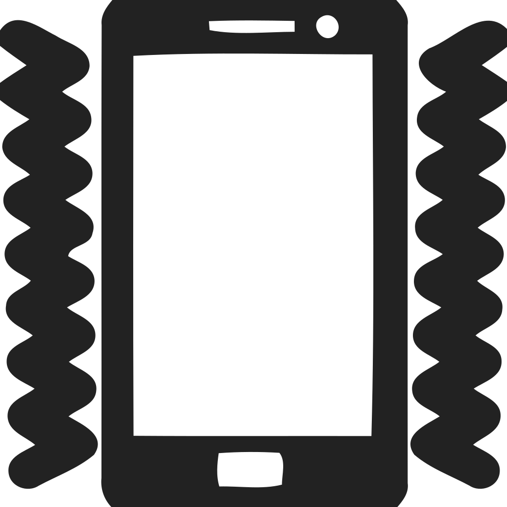 Smartphone Vibration Icon