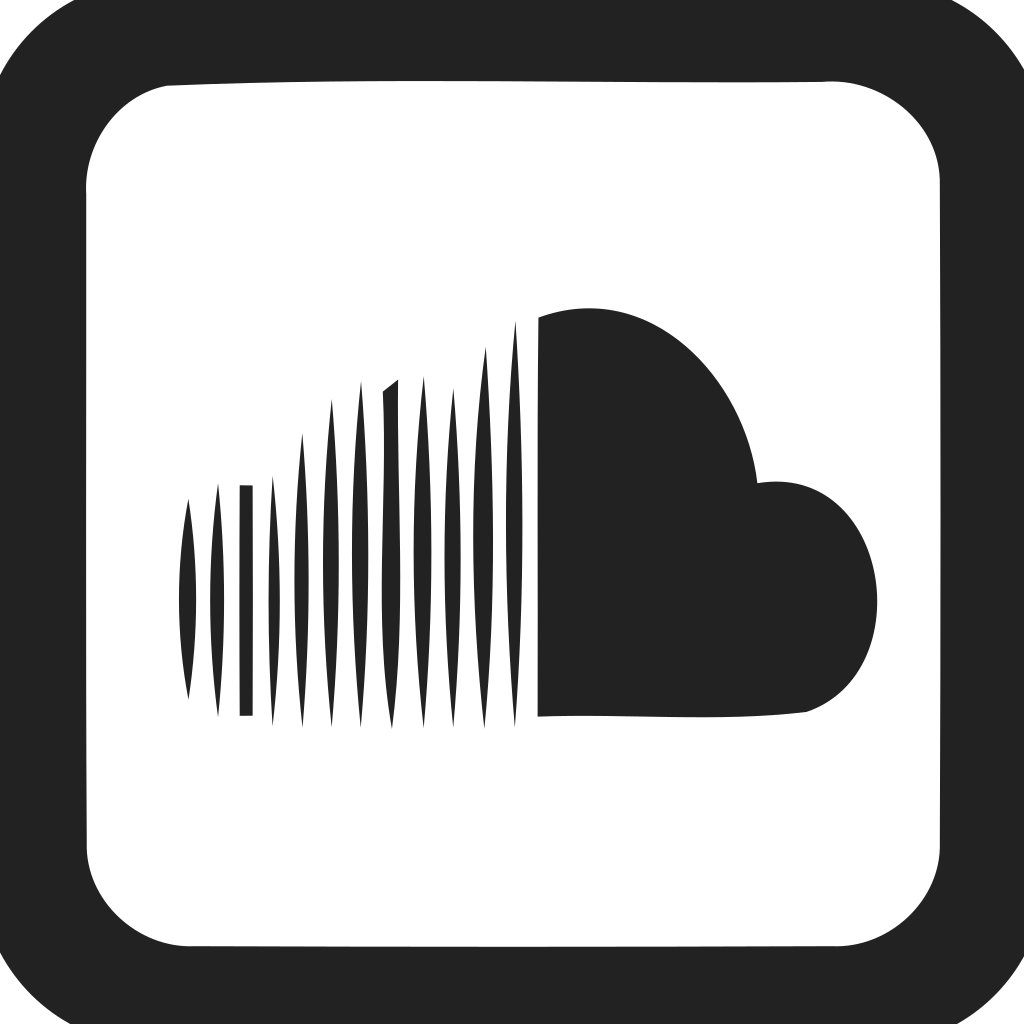 Soundcloud Square Empty Icon