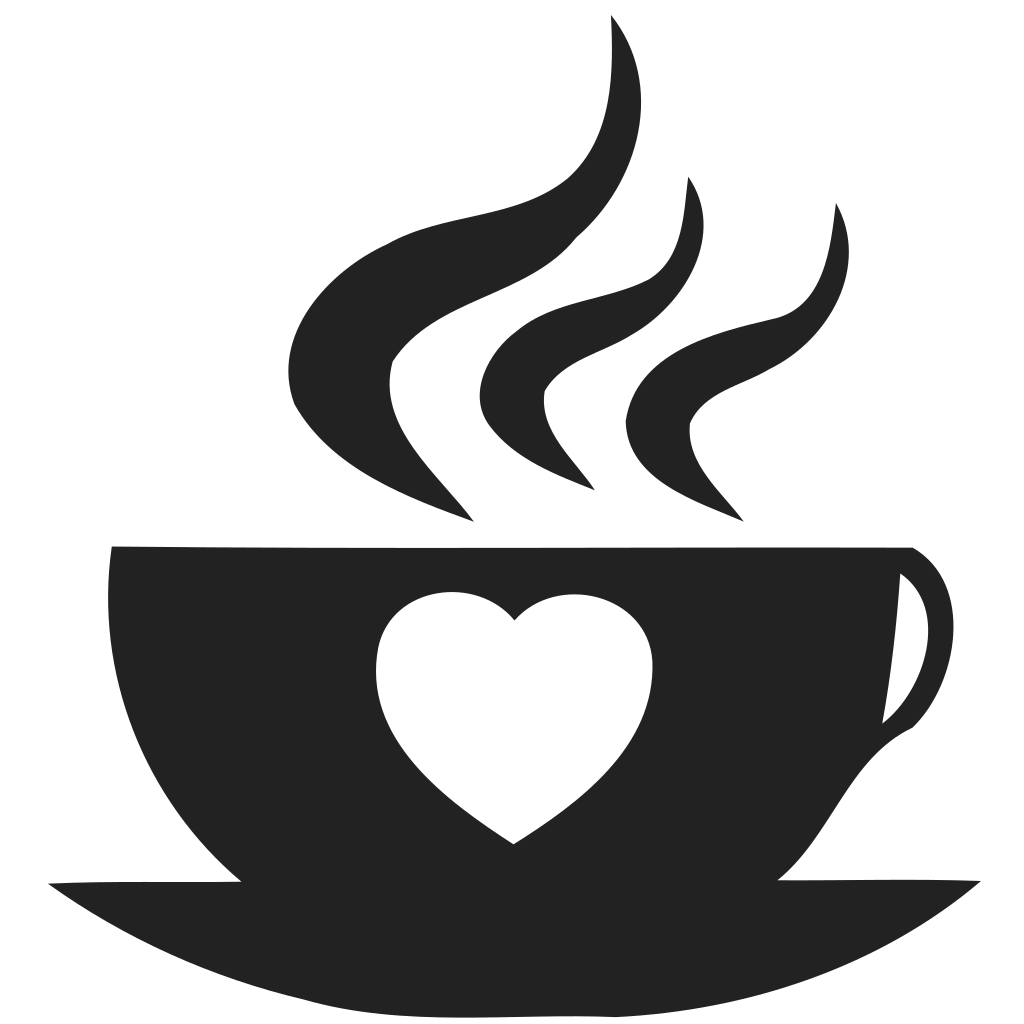 Steaming heart cup