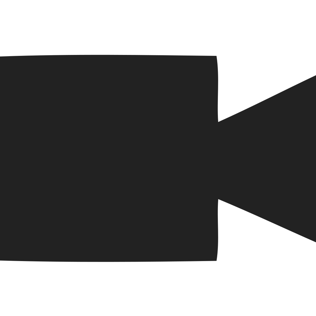 Video Camera Simplified Icon