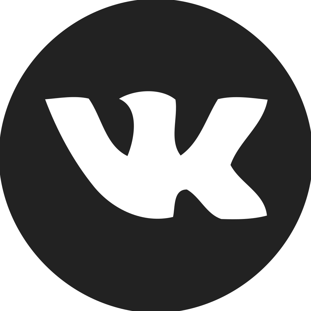 Vk Circle Filled Icon